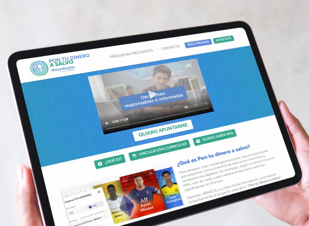 Pon tu dinero a salvo